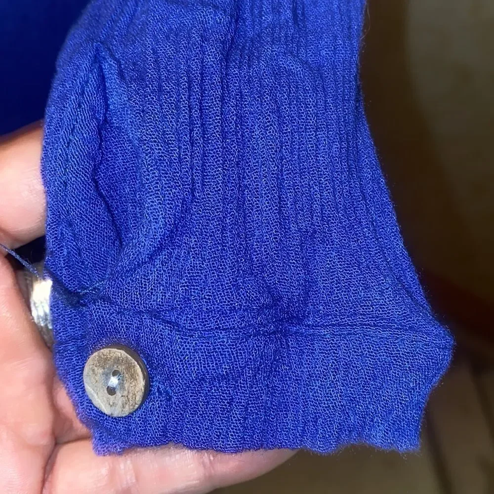 Hanyi Fushi Gauze Royal Blue Dress! - Picture 8 of 10